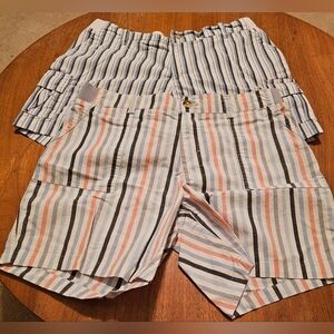 2 Pairs Lee Striped Shorts